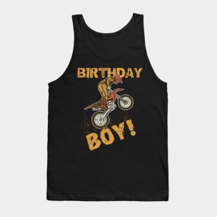 Birthday Boy Mx Dirt Bike Motocross Tank Top